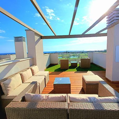 Appartement Nuevo Atico Toyo. Vistas Al Mar, Terraza, Solarium, Piscina, A/A, Wifi Y Garaje à El Toyo Extérieur photo