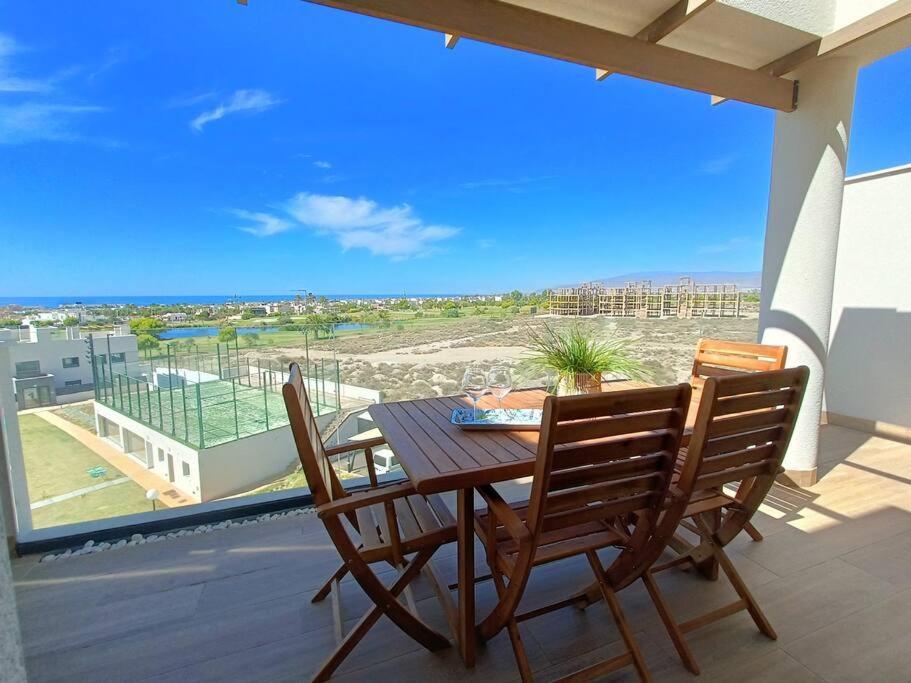 Appartement Nuevo Atico Toyo. Vistas Al Mar, Terraza, Solarium, Piscina, A/A, Wifi Y Garaje à El Toyo Extérieur photo