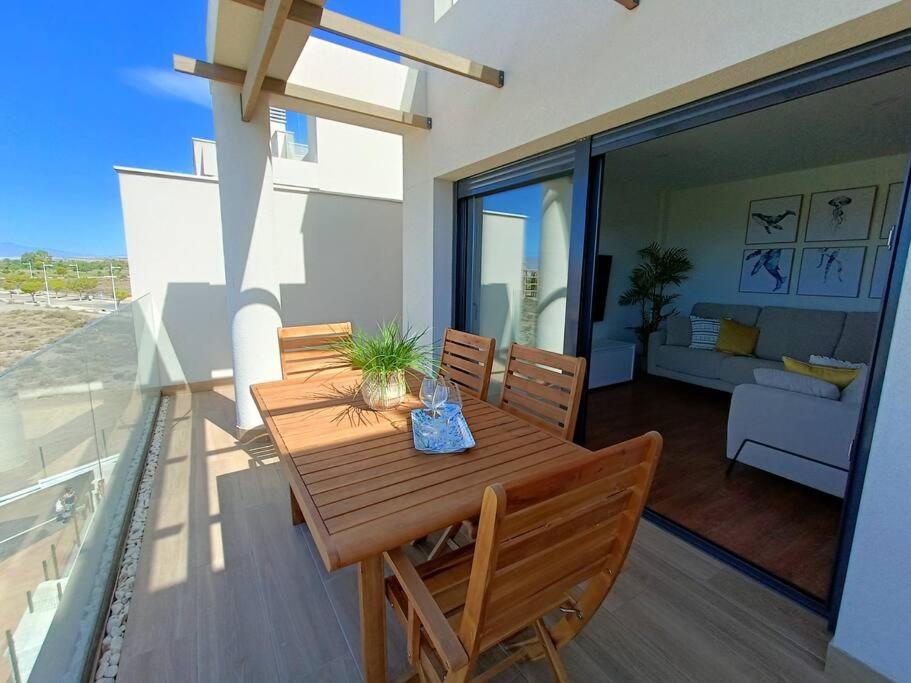 Appartement Nuevo Atico Toyo. Vistas Al Mar, Terraza, Solarium, Piscina, A/A, Wifi Y Garaje à El Toyo Extérieur photo