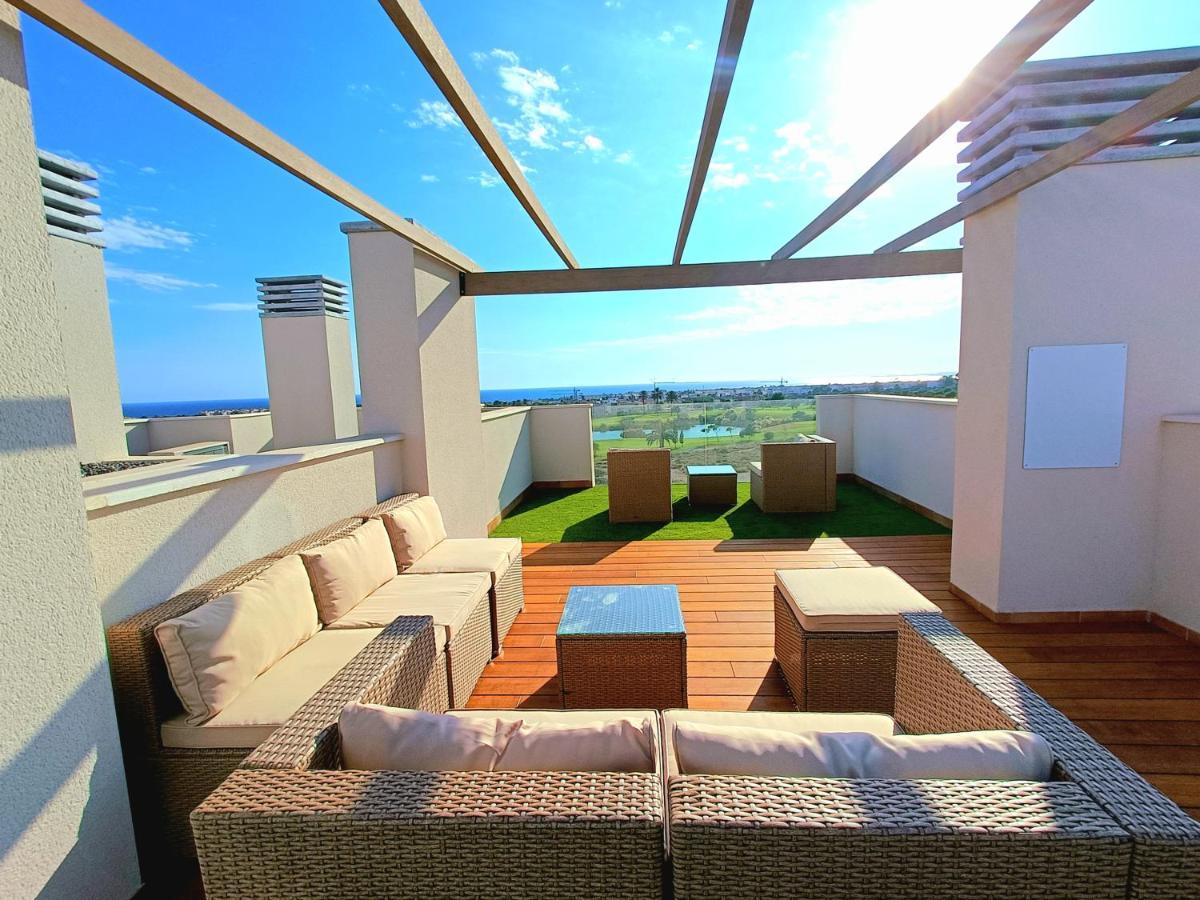 Appartement Nuevo Atico Toyo. Vistas Al Mar, Terraza, Solarium, Piscina, A/A, Wifi Y Garaje à El Toyo Extérieur photo