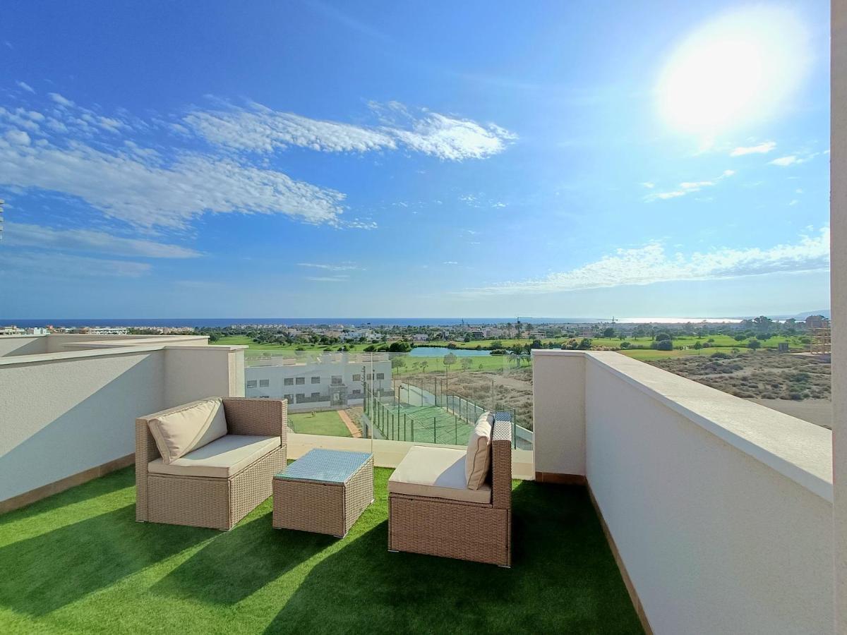 Appartement Nuevo Atico Toyo. Vistas Al Mar, Terraza, Solarium, Piscina, A/A, Wifi Y Garaje à El Toyo Extérieur photo